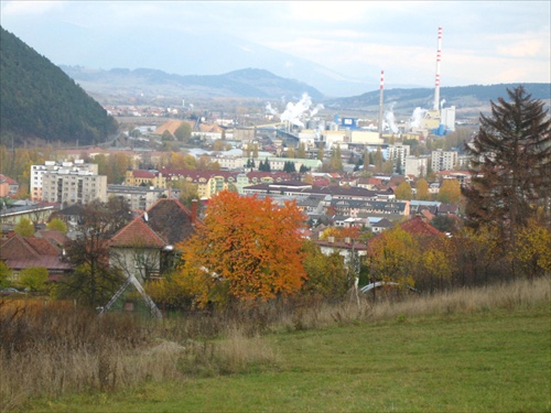 Ružomberok na jeseň