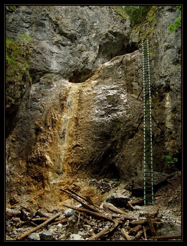 Slovenský raj - Stredné Piecky - Veľký vodopád