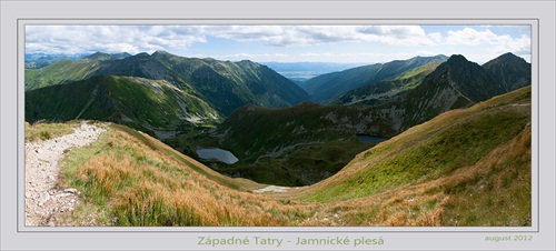 Západné Tatry - Jamnícké plesá