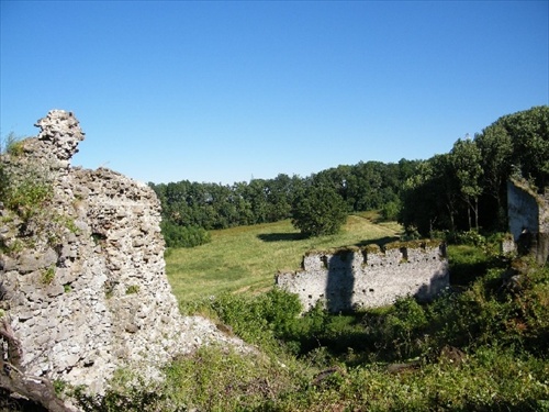 zrúcanina hradu -Korkátko
