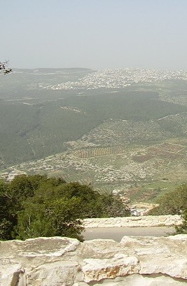 Pohľad z Tábora, izrael