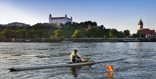 Vodák na Dunaji