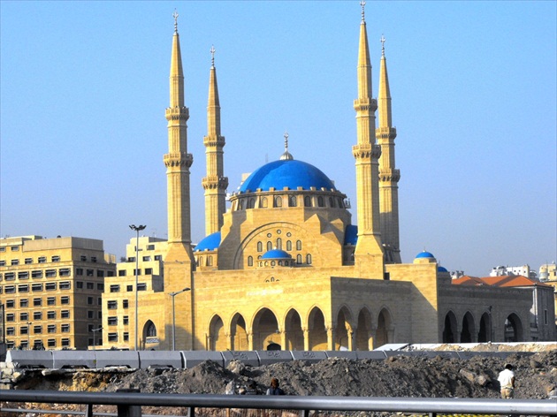 Aminova mešita v Bejrúte, Libanon, 2009