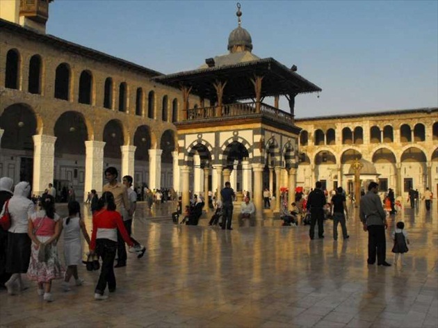 Umajjovská mešita v Damašku, Sýria, okt.2009