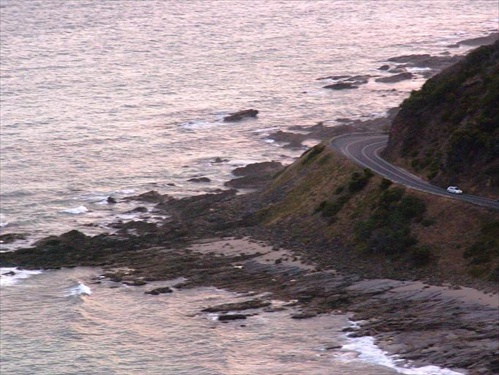Great Ocean Road pred zotmením