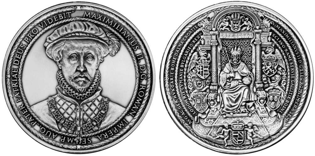 Veľká pečať Maximiliána II. Habsburského (Drahomír Zobek (averz)