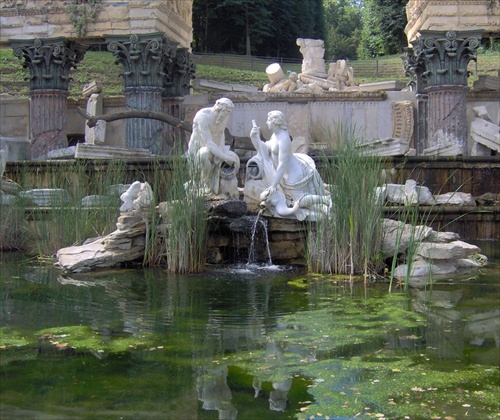 fontána v Schonbrune