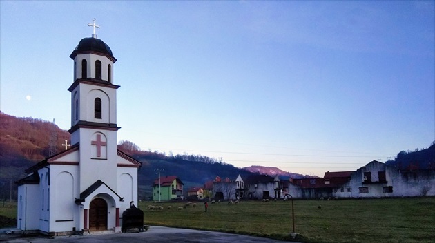 pravoslávny kostolík v Bosne a Hercegovine