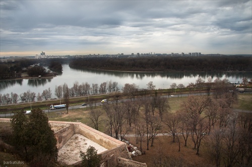 sutok rieky Sava a Dunaj / Belehrad