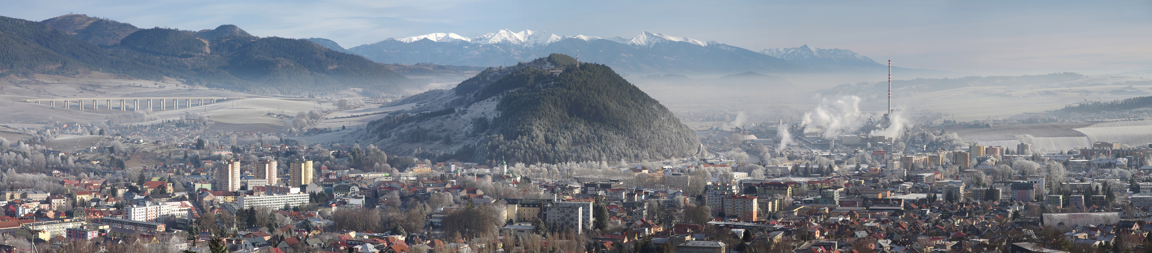 Panoráma Ružomberka - zima I