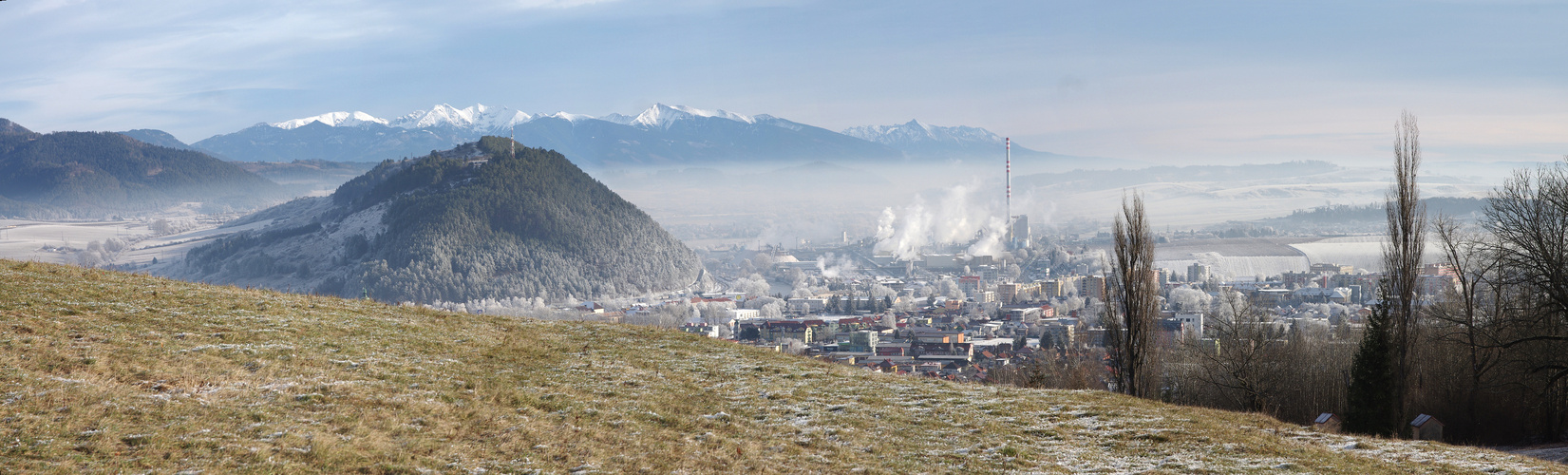 Panoráma Ružomberka - zima II