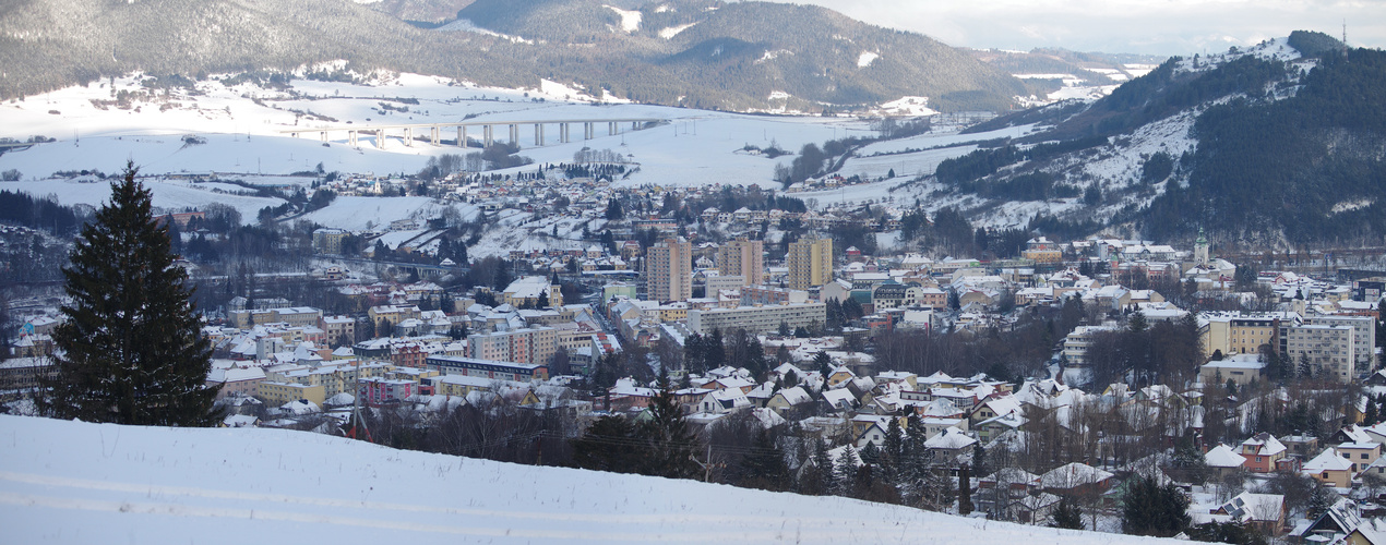 Ružomberok pod snehom