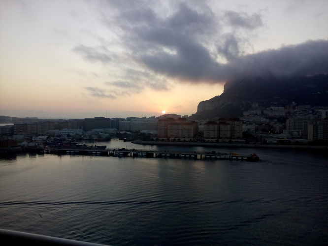 Ráno v Gibraltare