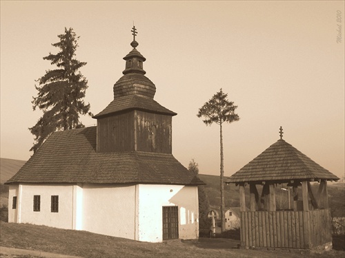 drevený kostolík Kalná Roztoka