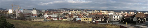 Košice - januárová panoráma