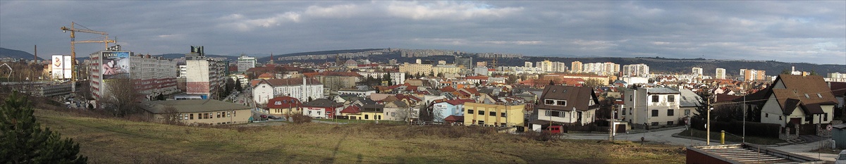 Košice - januárová panoráma