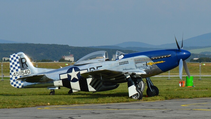 Mustang  na stojánke