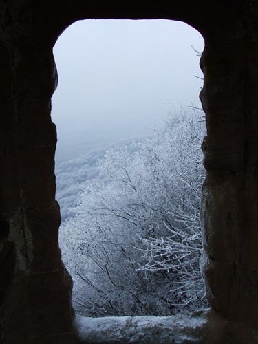 ...pohľad z Kapušanského hradu (smerom na Prešov)