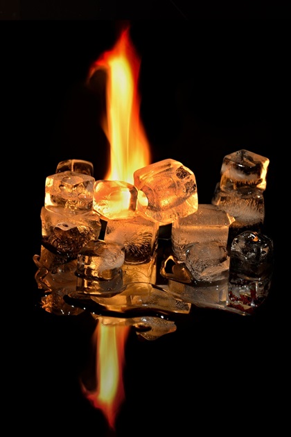 oheň a ľad