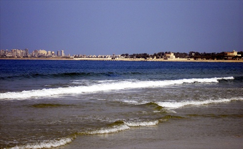 pláž v Alexandrii