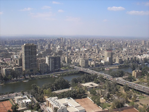 pohľad na Káhiru