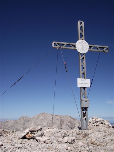 Kríž na vrchole Hoher Gjaidstein