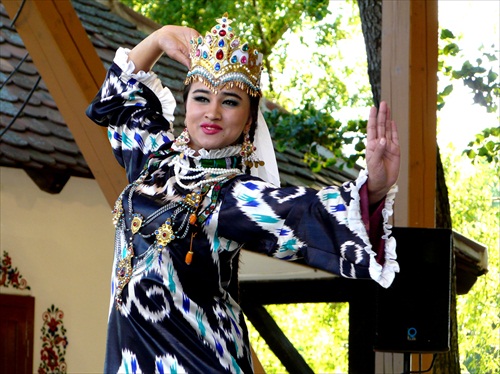Uzbecká tanečnica