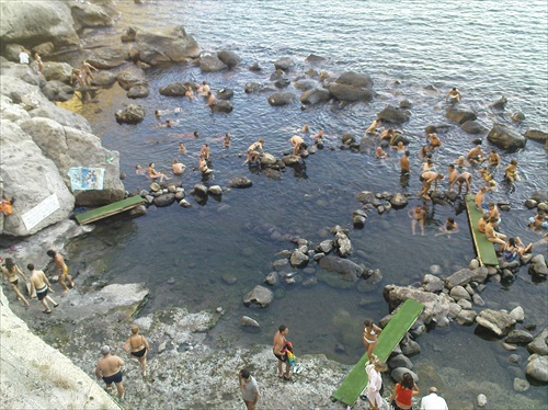 Relax v termálnej vode na ostrove Ischia