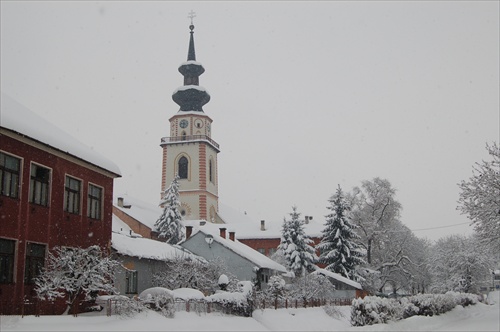 Myjavská zima - evanjelický kostol