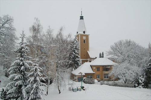 Myjavská zima - katolícky kostol