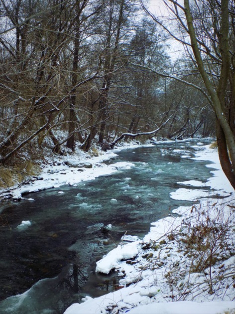 zimná rieka