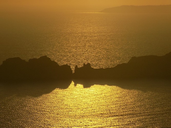 západ slnka -Afionas, Korfu
