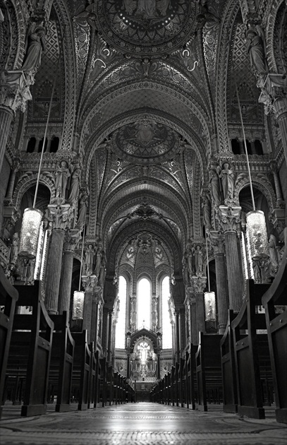 Basilica of Notre-Dame de Fourvière, Lyon, FRA