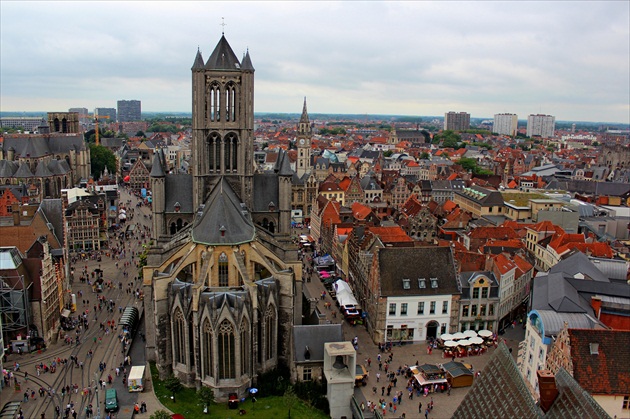 Gent, BEL...Kostol Svätého Mikuláša