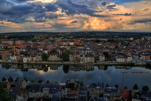 Podvečerný Namur, BEL
