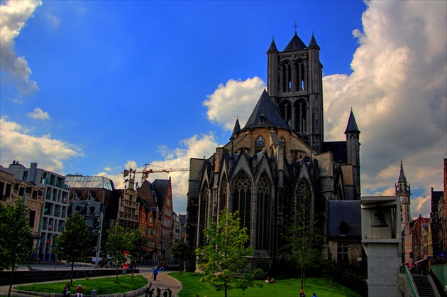 Gent, katedrála Sv. Mikuláša