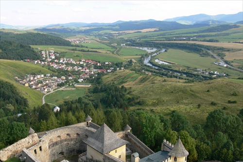 pohľad z Ľubovnianského hradu