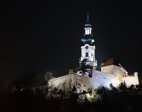 Nitriansky hrad v žiare reflektorov...