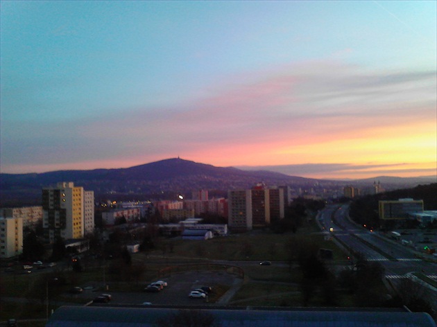 Východ slnka Nitra