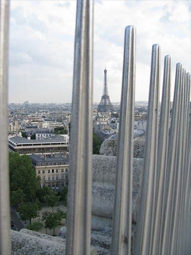 Výhľad z Arc de Triomphe