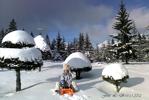 zima na Tatranskej Štrbe