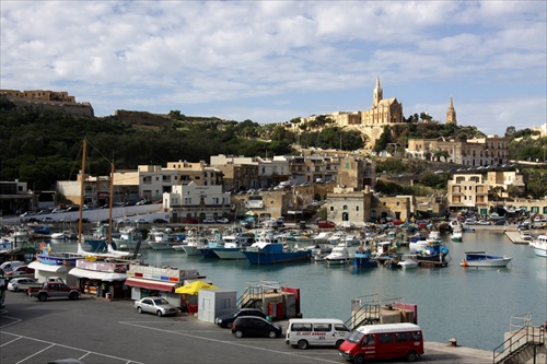 Pristav Mgarr na ostrove Gozo