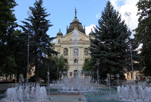 Košice, spievajúca fontána