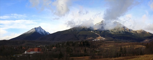 Panoráma z Tatranskej Lomnice