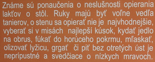 Ponaučenie II.