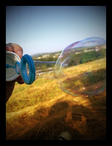 pohlad cez bublinu