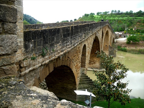 Camino Aragones (42) - most "Puente la Reina"
