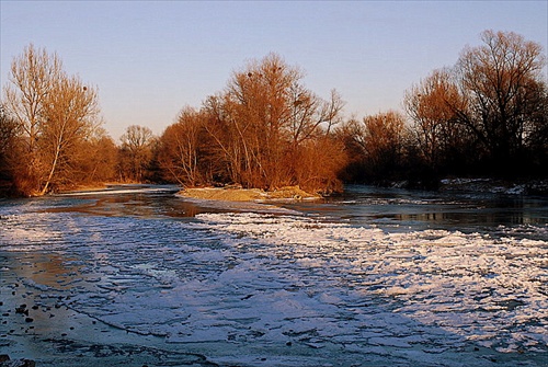 ľadová rieka