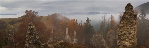 Jesen na Sklabinovskom hrade