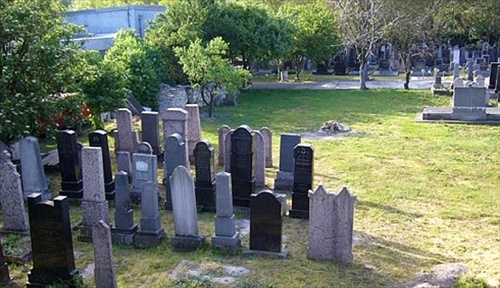 časť židov. cintorína